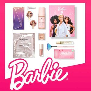 Barbie Box with Makeup and Skin Care!  Lots of brand new products  NWT
